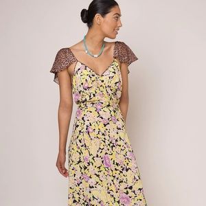Rixo Effie Midi Dress like new